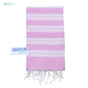 Toallas de Hammam turcas de telar manual ecológico, peshtemal de algodón de secado rápido ligero con borlas para viajes de playa y Spa - Product Image 5