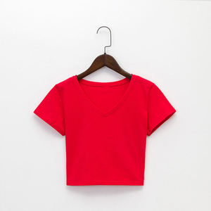 Camiseta Corta para Mujer, Algodón Premium, Ropa Casual, Venta al Por Mayor, Suministro Directo de Fábrica - Product Image 4