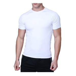Nouveau style 2026 – T-shirt homme en polyester/coton tissé, respirant, anti-plis, séchage rapide, coupe ample, logo personnalisé imprimé - Product Image 3