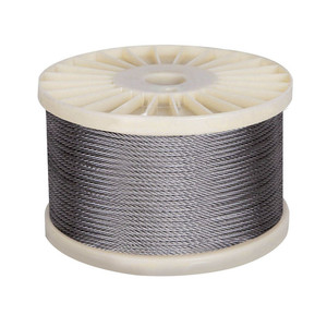 Custom 7x7 7*19 Galvanized Non-Alloy Carbon Steel <strong>Wire</strong> <strong>Rope</strong> 2mm Double Loop End <strong>Lifting</strong> <strong>Sling</strong> Eye Terminal AiSi ISO9001 Wooden - Product Image 1