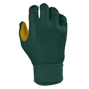 Gants de frappe en cuir vert avec fermeture auto-agrippante rembourrée pour le pouce, unisexe, pour entraînement adulte - Product Image 3
