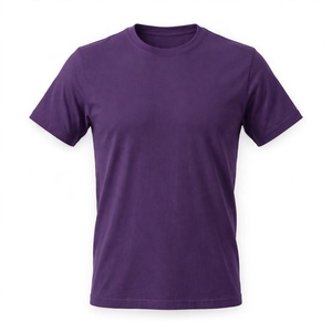 เสื้อยืดคอกลมแขนสั้นผู้ชายสีดำล้วน ผ้าฝ้ายเนื้อนุ่ม ระบายอากาศได้ดี ทรงปกติ สวมใส่สบาย ขายดีที่สุด รับสั่งทำสีพื้น - Product Image 1
