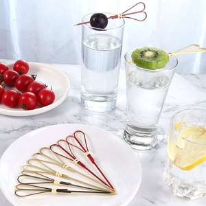 Brochettes de barbecue en bambou jetables, bâtonnets naturels pour la cuisson en extérieur, utilisation sur grill, matériau durable et écologique, manche en bambou - Product Image 3