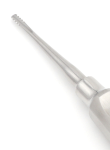 Lindo-Levien Elevador de Raíces Recto 3mm 15.5cm con Dientes Finos, Instrumento de Extracción Dental, Mango Hueco, Acero Inoxidable Quirúrgico - Product Image 2