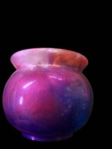 Pot en résine fait main contemporain avec couvercle, élégant récipient de rangement pour la cuisine, le thé, le café, les bonbons, la décoration de la maison - Product Image 2