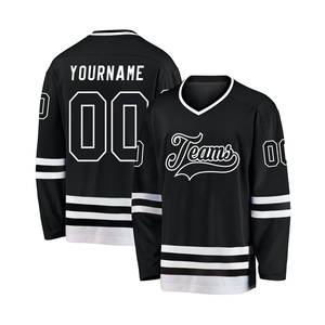 Maillot de hockey sur glace blanc pour homme des Penguins de Pittsburgh, col en V, manches longues, respirant, en polyester, personnalisable avec le nom de l'équipe et le logo, séchage rapide - Product Image 2