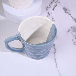 Stormy <b>Slate</b> Blue Ceramic Infusion Cup Set of 2 - Product Image 5