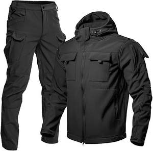 Conjunto de Chaqueta y Pantalones Tácticos para Hombre |   Ropa de Trabajo Impermeable y Resistente al Viento para Exteriores |   Traje Táctico Softshell de Invierno - Product Image 6
