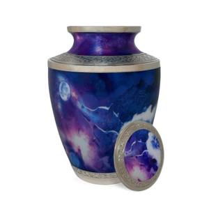 Urnas de Cremación de Diseño a Precio Económico, Acabado Pintado, Decoración Interior, Urnas Funerarias para Cenizas, Urnas de Metal Sólido - Product Image 3