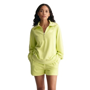 Nouveauté : sweat à capuche pour femme avec demi-fermeture éclair, respirant, confortable, en coton premium lourd, en vente - Product Image 1