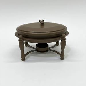 Calentador de Comida Doble Ovalado de Acero Inoxidable Negro Moderno de Lujo, Recubrimiento en Polvo Antiadherente, Duradero, para Buffet, Catering, Hotel - Product Image 1