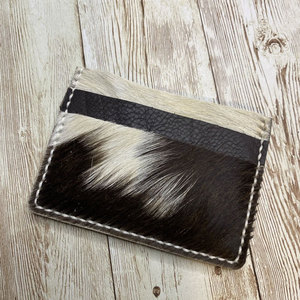 Nouveau portefeuille homme en cuir de vache véritable doux au toucher avec pochette à monnaie, porte-monnaie homme en cuir de vache véritable à double pli - Product Image 3