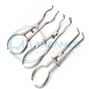 3 Piece Endodontic Rubber Dam Forceps <b>Pliers</b> <b>Set</b> Stainless Steel Dental Instruments CE Certified Reusable Manual - Product Image 6