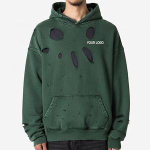 Sudadera con Capucha Oversize para Hombre, Diseño Color Block, Manga Raglán, Forro Polar, Estilo Casual Otoñal, Diseño Patchwork, Bolsillo Frontal - Product Image 2
