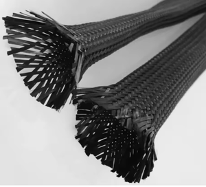 Manchon tressé en fibre de carbone durable et extensible pour protection - Product Image 4