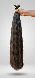 Raw Indian Curly <b>Human</b> <b>Hair</b> Extension Virgin Unprocessed Double Drawn <b>Weave</b> for Black Women - Product Image 6