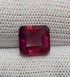 ทับทิมทรงเหลี่ยมแสงธรรมชาติ – พลอยหลวม 4.50 กะรัต สำหรับทำเครื่องประดับ สะอาดตา - Product Image 1