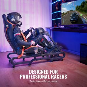 Supporto per Volante da Corsa in Acciaio Resistente per Logitech G923/G920/G29 e Thrustmaster T248P, Simulatore di Guida per Sedia da Gaming - Product Image 6