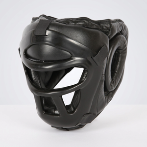 IRON PUNCH Universal No-Contact Sports Safety Head Guard Real & Artificial Leather <b>Dual</b> <b>Lock</b> Closure Thick Padding - Product Image 1