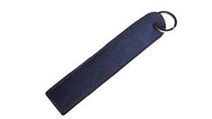 Rectangular <b>Leather</b> <b>Keychain</b> with Zinc Alloy Ring Durable Design for Promotional Gift Accessory - Product Image 2