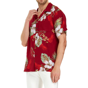 Chemises de plage à manches courtes et col rabattu pour hommes, décontractées, légères, en lin et coton, pour l'été - Product Image 6
