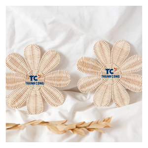 ชุดตกแต่งผนังหวายรูปดอกไม้ทำด้วยมือเป็นมิตรกับสิ่งแวดล้อมสำหรับห้องนอนเด็ก - Product Image 1