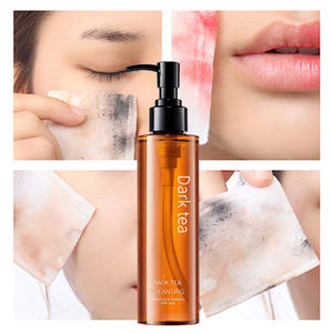 Aceite de eliminación de maquillaje ligero de té negro orgánico de etiqueta privada, limpieza refrescante suave, aceite de limpieza de maquillaje de labios y ojos - Product Image 6