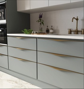 Sleek Curved Aluminium Profile Edge Pull Handle For Kitchen Cabinet Drawer Wardrobe Furniture Concealed Back Screw <b>Door</b> Hardware - Product Image 1