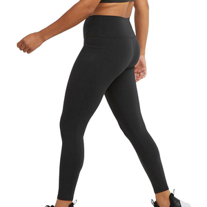 Custom Spandex/<b>Nylon</b> Anti-Bacterial Breathable High Waist Ankle-Length <b>Leggings</b> for All Seasons - Product Image 3