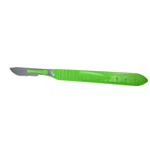 Manual Surgical Instrument #<b>4</b> Scalpel Handle Stainless Steel with Non-Slip Grip for Medical Procedures Scalpel <b>4</b> - Product Image 2
