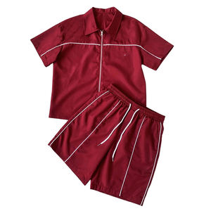 Ensemble coupe-vent vintage pour homme, couleurs réfléchissantes et néon, survêtement deux pièces, impression par sublimation personnalisée - Product Image 2