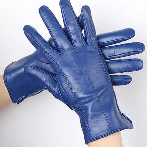 Gants en cuir imperméables à écran tactile, gants en cuir pleine main, gants en cuir tendance pour hommes - Product Image 4