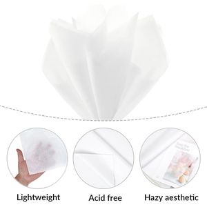 20 sacs cadeaux en papier de soie blanc sans acide de 14 pouces, 140 feuilles, emballage en vrac pour le rangement de cadeaux - Product Image 2
