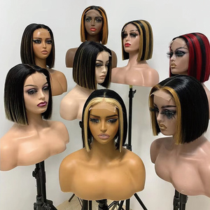 วิกผมบ๊อบสั้นแบบไม่ต้องใช้กาว สีแดงอมน้ำตาล <span class=keywords><strong>ผม</strong></span>เวอร์จินเวียดนาม แบบตรงธรรมชาติ  พร้อมเชือกผูกผมด้านหน้าแบบ HD Lace ขนาด 4x4 และ 13x4  แบบ Super Double Drawn ขายส่ง - Product Image 5