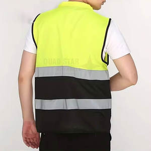 Polyester Reflective Workwear Vest Custom High Visibility Safety Vest Waterproof Hi Vis Utility <b>Work</b> Vest Wholesale OEM - Product Image 2