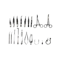 Kit d'instruments de microchirurgie du glaucome Azicon en acier inoxydable : Ciseaux, pinces et spéculum pour trabéculectomie ophtalmique