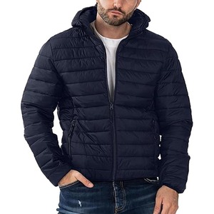 Custom Winter Puffer <b>Jacket</b> for <b>Men</b> Stand Collar Casual Outwear High Quality Windproof Coats Cotton Paddel - Product Image 3