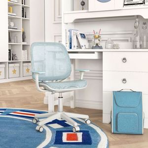 Chaise d'ordinateur pivotante en maille pour enfants avec hauteur réglable - Product Image 3