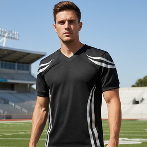Uniforme de football américain en polyester respirant, élastique, résistant à l'usure, pour adultes, pour les jours de match et les entraînements, équipement pour les clubs, haute qualité - Product Image 5
