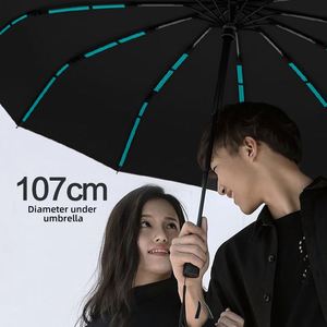 Promotional Wholesale High Quality Pongee Fiberglass <b>Windproof</b> UV Protection Fully-Automatic Folding <b>Umbrella</b> for Business Gifts - Product Image 3