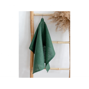 Wholesale Solid Plain Green 100% Cotton Embroidered 20x30 Inch 200 GSM Soft New Arrival <b>Hanging</b> Loop Absorbent Kitchen <b>Towels</b> - Product Image 2