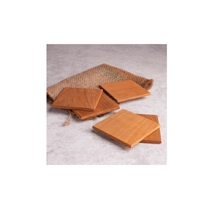 Elegant Luxury Wooden <b>Coasters</b> <b>Set</b> with Vintage Style Durable Wrought Iron Holder Eco-Friendly Handmade - Product Image 6