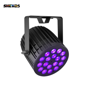 ไฟพาร์ LED อลูมิเนียมหล่อขึ้นรูปแบบเงียบ 18x18W 6in1 ผสมสี สำหรับงานแสดงระดับมืออาชีพ 10/6CH DMX Wash Lighting สำหรับงานอีเว้นท์และงานแต่งงาน - Product Image 4