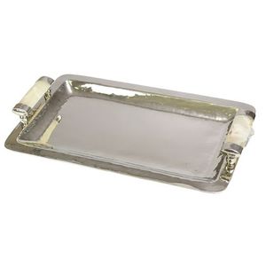 Plateau de service carré en métal moderne pour table, cuisine, salle à manger, restaurant, hôtel, restauration, accueil, maison, fête, réception - Product Image 5