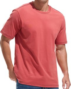 Eco-Friendly T-<b>Shirt</b> Men High Quality Plus Size Breathable Summer Custom Designed O-Neck Short Sleeve <b>Waffle</b> 100% Cotton - Product Image 2