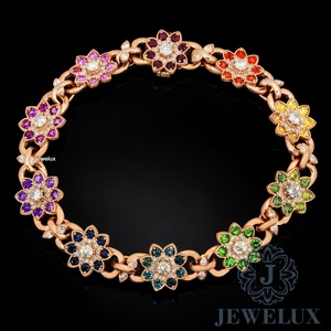 Export Quality Diamond Tennis <b>Bracelet</b> for Women with High Brilliance Stones Export Affordable Competitive Wholesale Price - Product Image 3