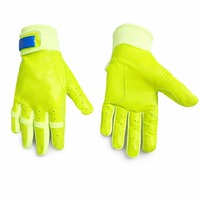 Guantes de Bateo de Béisbol de Cuero Personalizados de Calidad Profesional para Adultos, para Mano Izquierda, Tallas XL/XXL, Diseño de Color Personalizado, para Entrenamiento