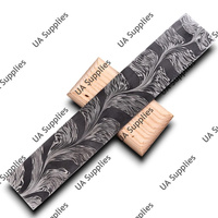 Couteau EDC à lame fixe en acier Damas forgé à la main, de qualité professionnelle supérieure, avec manche intégral, personnalisable (DIY, OEM), épaisseur au choix
