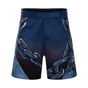Pantalones Cortos de MMA de Diseño Profesional Más Vendidos al por Mayor, Precio Razonable, Hechos a Medida, Ligeros, de Spandex/Poliéster - Product Image 1