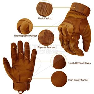 Guantes tácticos de protección Dedos completos Mecánica de alto rendimiento Agarre resistente Lleva marca Poliéster/Spandex Tela personalizable - Product Image 2